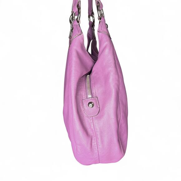 Y2K Coach Soho Lynn Purple Leather Hobo Shoulder Bag Handbag - Picture 5 of 13